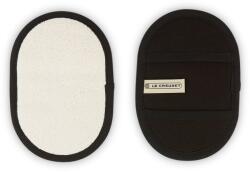 Le Creuset Mănușă pentru cuptor până la oală de gătit 17, 5 x 12 cm, set de 2 buc, negru, bumbac, Le Creuset (LECR95002600000000)