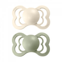 BIBS Supreme cumi 6-36 hó, 2 db (krémfehér-zsálya)