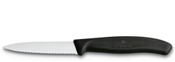 Victorinox Cuțit de bucătărie Victorinox zimțat cu vârf ascuțit - Black