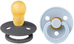 BIBS Colour cumi 2-es szett (Grafit/Pasztellkék), 18-36 hó