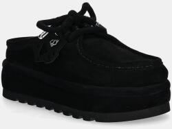 Naked Wolfe papuci din piele intoarsa Blizzard 9BYH-KLD068_99X (Blizzard.Black)
