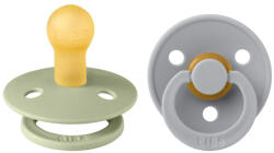 BIBS Colour cumi 2-es szett (Zsálya/Delfin), 0-6 hó