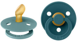 BIBS Colour cumi 2-es szett - anatómiai cumifej (Óceán/Erdei tó), 0-6 hó