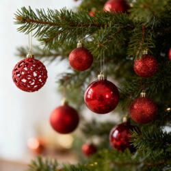  Karácsonyfadísz szett - 100 db gömb + csúcsdísz (EDO-3082/EDO-3083/EDO-3084)