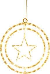 MagicHome Karácsonyi dekoráció, MagicHome Vianoce, csillag, 32, 5 x 36 cm, 80 db melegfehér LED, műanyag, elemes (3 x AA) (TC2174119)