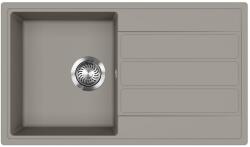 Evido Easy 45S gránit mosogató, 760 x 440 mm, platina (EC442068)