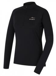 HUSKY Női termo póló cipzárral Tromi Zip L, fekete