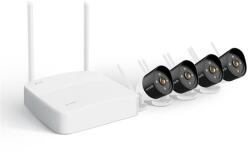 TENDA wifi csőkamera szett - K4W-3TC (4x 3MP, H265, mikr. , IR30m +FullColor, 1x NVR 4csat, USB, RJ45) (K4W-3TC) - smart-otthon