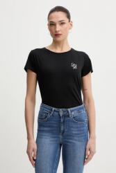 Liu Jo pamut póló - fekete XS - answear - 21 990 Ft