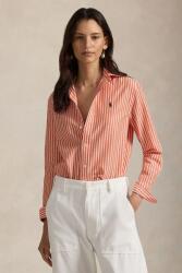 Ralph Lauren selyem ruha - narancssárga S