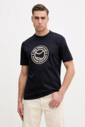 BOSS Green pamut póló TS_Join Logo - sötétkék M