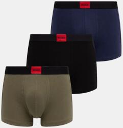 HUGO boxeralsó 3 db - zöld S