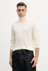 Tommy Hilfiger pulóver gyapjúkeverékből - bézs L - answear - 63 890 Ft