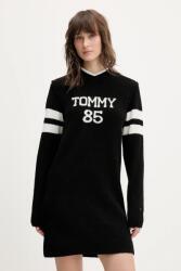 Tommy Hilfiger ruha gyapjú keverékből - fekete XL