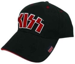 Kiss Red on White Logo Шапка с козирка Black (<![CDATA[KISSCAP03]]>)