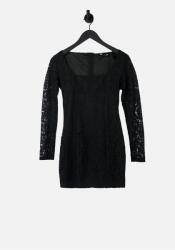 Missguided Fekete Csipke Ruha Petite (38) (99750)