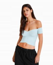 Bershka Kék Vállatlan Top (M) (542436)