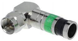 Master F-WK/ZAC-TRI113 Kompressziós Szögcsatlakozó, koaxiális kábelhez, 75 (E80348)