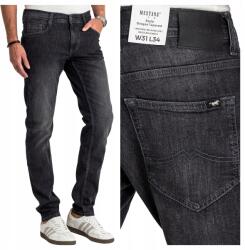 Mustang Oregon Tapered Férfi Farmernadrág Szűkített Szárú Fekete Slim W32 L34 (1017124 4000 800)