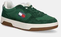 Tommy Jeans velúr sportcipő CUPSOLE SUEDE - zöld Férfi 46
