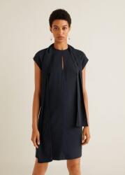 MANGO S Ruha, granátkék, egyenes szabású, poliészter, mini, koktél (197517)