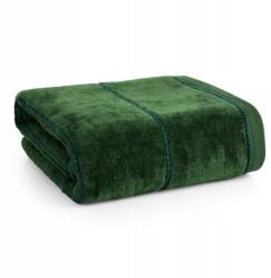 Eurofirany Mari törölköző, 50×90cm, zöld, 500 g/m2, velúr csíkos szegéllyel (481253)