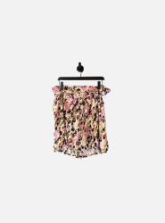 Vero Moda Ecru Színes Mintás Rövidnadrág Övvel (46) (495521)