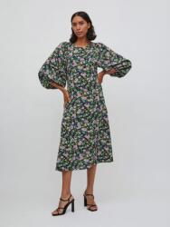 VILA Színes, virágmintás ruha, Size 40, poliészter, kerek nyakkivágás (476124)