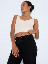 Noisy May Krémszínű Kötött Top (XL) (473661)