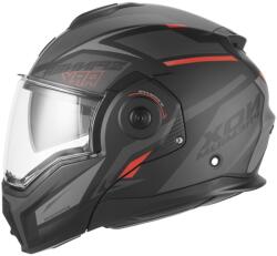 Nox Premium Cască de motocicletă pliabilă NOX PREMIUM Spinner Ark negru mat-roșu (AIM140-2771)