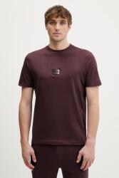 HUGO pamut póló Danotie - burgundia S