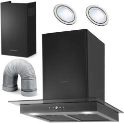 Berdsen Kürtős konyhai páraelszívó 60 cm , 499 m3/h , fekete BT-217 Berdsen (3217)