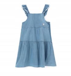 Original Marines kék midi ruha, 5-6 éves, 84% pamut, cipzáros (391399)