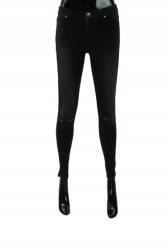 Silvian Heach Fekete 7/8-os Szűk Szárú Farmer, Size XS, 72% pamut (388172)