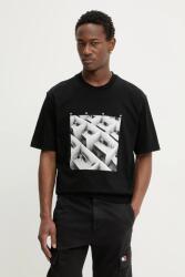 HUGO pamut póló Dodger - fekete M