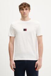 HUGO pamut póló Danotie - bézs S