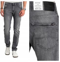 Mustang Oregon Tapered Férfi Farmernadrág, Size W32 L32, fekete, szűkített szabású (1017124 4000 203)