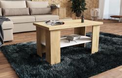 Mindigbútor Olga dohányzóasztal craft/fehér színben - sprintbutor