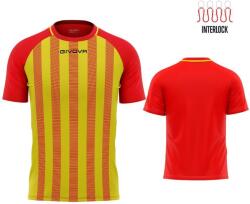 GIVOVA Rugby sportpóló piros-sárga M sárga|vörös