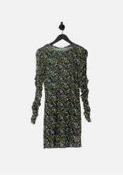 Noisy May Fekete Mini Ruha Virágmintás (M) (472616)