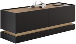  TV-állvány Comfivo Dalvenu 105 (Fekete + Tölgy)