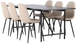  Étkezőgarnitúra Dallas 3964 (Bézs + Fekete)