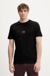 HUGO pamut póló Danotie - fekete XXL