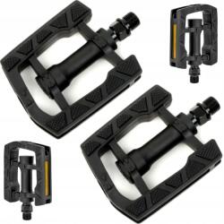 Author Platformos kerékpár pedálok, műanyag, Cr-Mo acél tengely, fekete (63128-uniw)