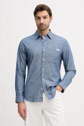 Calvin Klein pamut ing - kék S - answear - 36 990 Ft