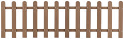 Wohnen Kerti kerítés 200x60 cm WPC kerítéselem fa-műanyag kompozit, barna WPC kerítéselem