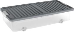 KIS Box s vekom KIS W Box Underbed L, 35 lit. , priesvitný, 39x79x17 cm, s kolieskami