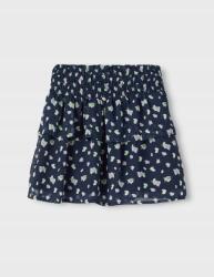 NAME IT Virágmintás Szoknya, sötétkék, 7-8 éves, poliészter (473677)