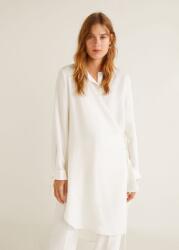 MANGO Fehér Tunika, Size XS, kötővel, viszkóz (474133)
