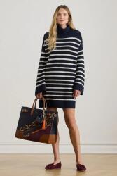 Ralph Lauren gyapjú ruha - sötétkék M